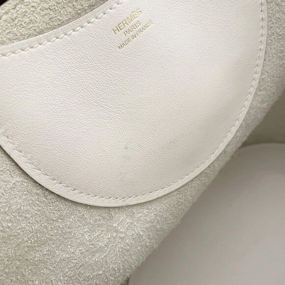 HERMES In the loop Size PM Taurillon Clemence/Swift Leather Grease pail - Picture 8 of 13